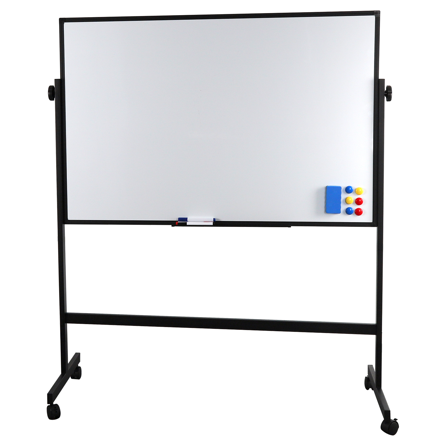 H型雙面移動(dòng)支架白板-90x120 90x180定制